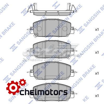 SP4176 Sangsin Передні гальмівні колодки