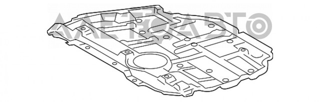 Купити 5141012092 Toyota Захист піддона картера двигуна