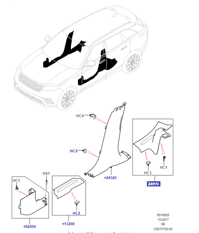  Land Rover LR093751 ціна, від 25.34 USD