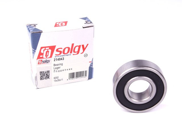 Підшипник генератора 214043 Solgy