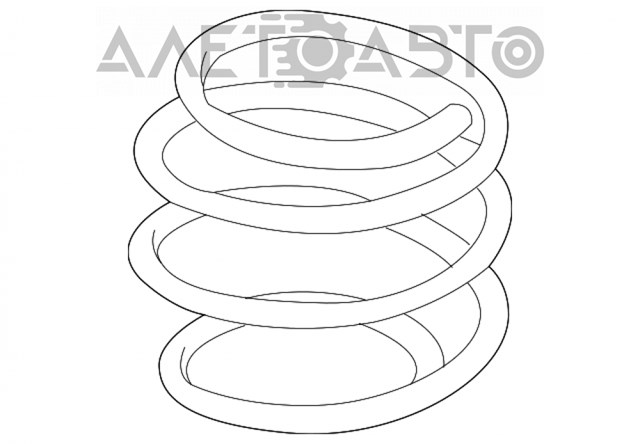 31336864177 BMW Пружина амортизатора передняя