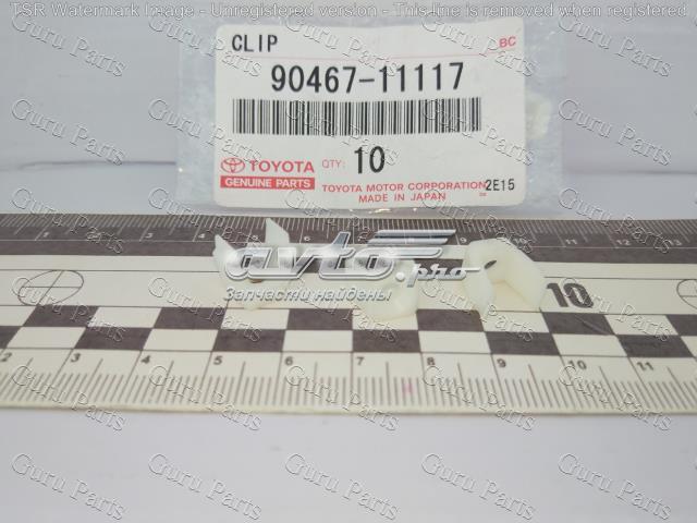 Пістон (кліп) кріплення підкрилки переднього крила Toyota 9046711117