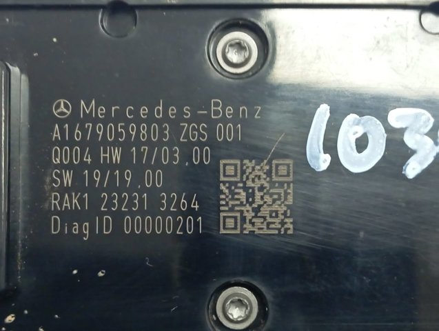Купити A1679059803 Mercedes Кнопковий блок керування склопідіймачами передній лівий