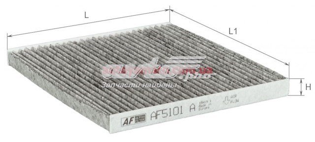 Повітряний фільтр салону Alpha Filter AF5101A
