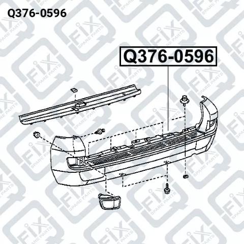 Купити Q3760596 Q-fix Задній бампер