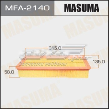 MFA2140 Masuma Повітряний фільтр двигуна