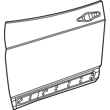 Петля передніх дверей, лівою K68442761AA Fiat/Alfa/Lancia