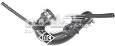 3826 Metalcaucho Патрубок повітряний, вихід з турбіни (наддув)