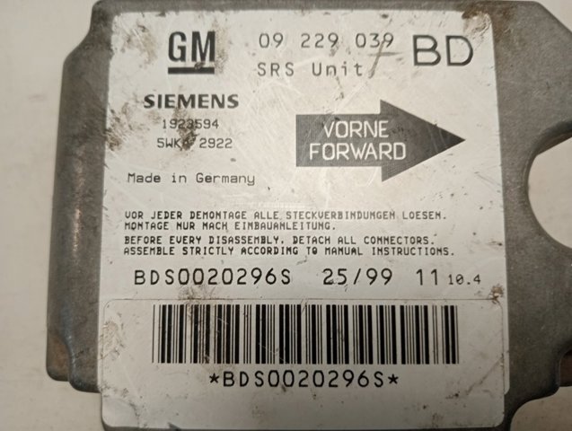 09229039 Opel