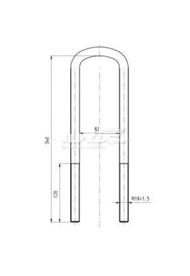 Стремянка ресори (TRUCK) Rider RD512622 ціна, від 17.42 USD