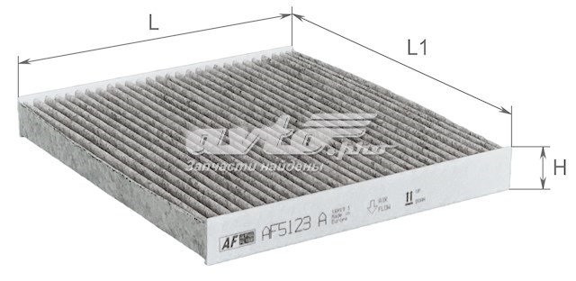 Фільтр повітряний обігрівача Alpha Filter AF5123A ціна, від 3.83 USD