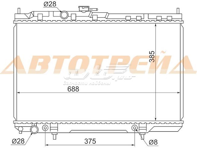Радіатор NS0001B10 SAT