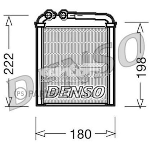 Радіатор опалювача салону DRR32005 DENSO