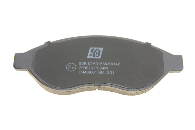 Передні тормозні колодки 209076 Solgy