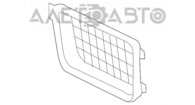 Решітка переднього бампера, ліва FPS FP3808913 ціна, від 6.59 USD