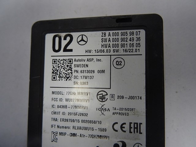  A0009059807 Mercedes