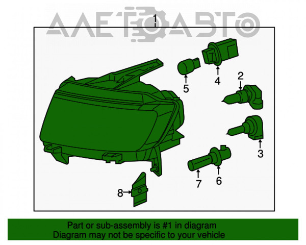 Фари FPS FP3806R3P ціна, від 149.07 USD