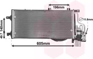 37015370 VAN Wezel радіатор кондиціонера