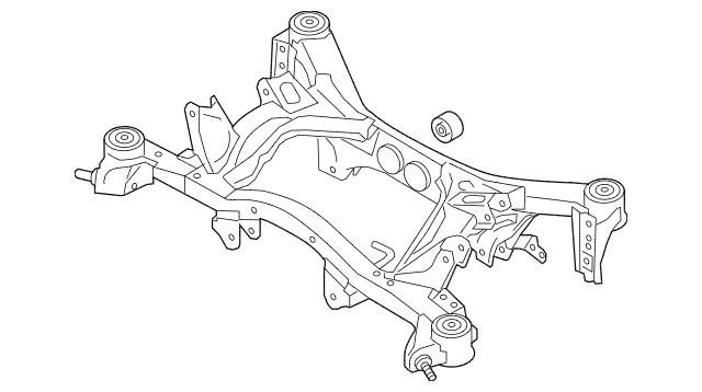 Балка задня 20152AN00A Subaru