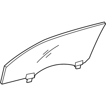 6810130830 Toyota Скло пасажирських дверей