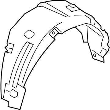 Підкрилок заднього крила, правий Signeda PFD11457AR