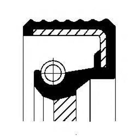 0734319695 ZF Parts Сальник АКПП/КПП, вхідного/первинного вала
