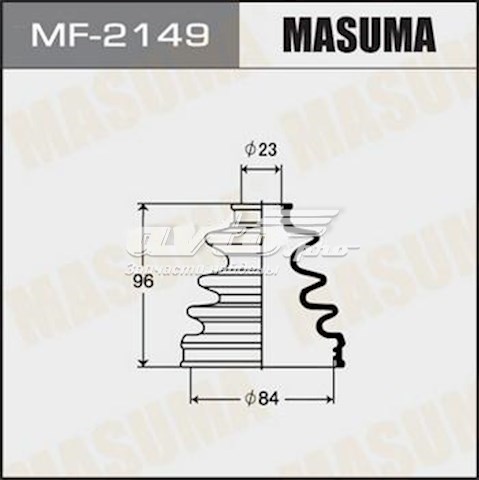 Пильник шарніра кутових швидкостей зовнішній передній Masuma MF2149 ціна, від 6.05 USD