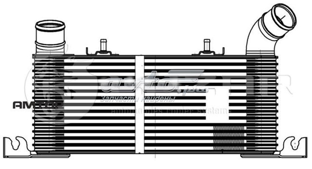 Радіатор интеркуллера LRIC1151 Luzar