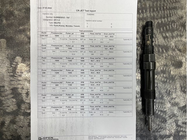 Паливні форсунки EJDR00301Z Delphi