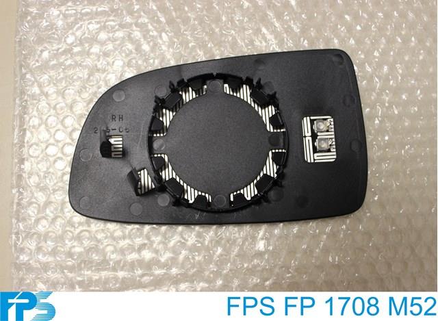 Дзеркальний елемент правого дзеркала заднього виду FPS FP1708M52 ціна, від 14.56 USD