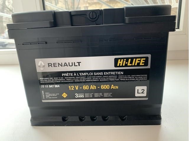 Акумуляторна батарея, АКБ 7711947964 Renault (RVI)
