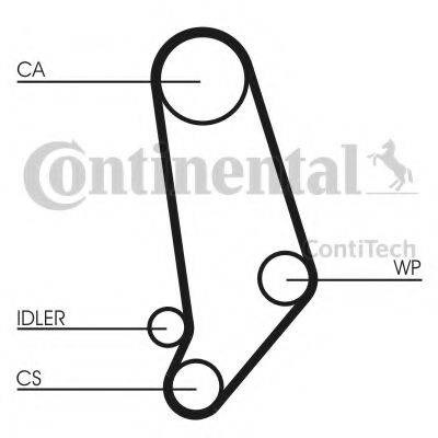 Ремкомплект ГРМ Continental/Siemens CT539WP1