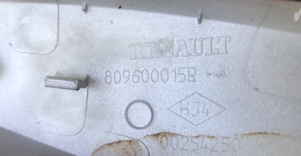 Накладка ручки дверей 809600015R Renault (RVI)