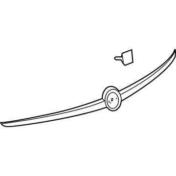39074035 Opel Накладка на кришку багажника