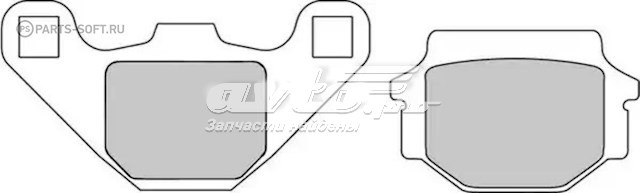 Передні тормозні колодки FDB314P Ferodo