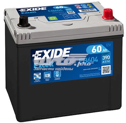 Купити Акумулятор Exide 60 А/г (EB604)
