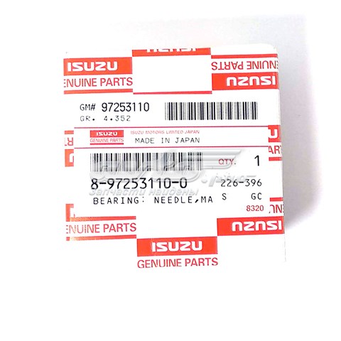 8972531100 Isuzu Підшипник вторинного вала коробки