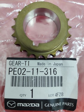 PE0111316 Mazda Зірка-шестерня приводу коленвалу двигуна