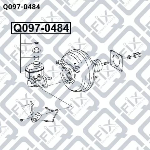 Головний гальмівний циліндр Q0970484 Q-fix