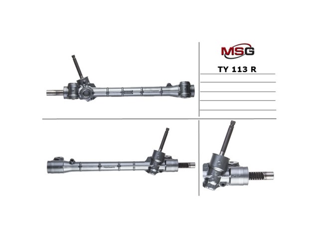 Рульова рейка TY110R MSG Rebuilding