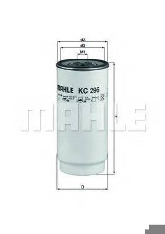 Фільтр палива KC296D MAHLE