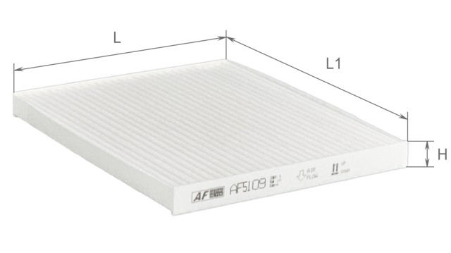Купити AF5109 Alpha Filter Фільтр салону вугільний