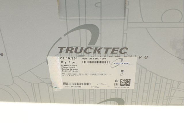 0219331 Trucktec помпа водяна, (насос охолодження)