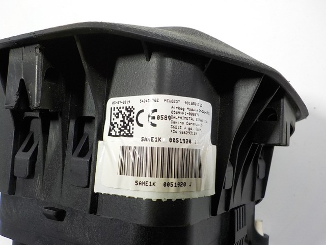 98185013ZD Peugeot/Citroen Подушка безпеки, водійська, AIRBAG