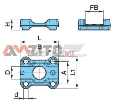 Підкладка під драбину задньої ресори BPW 0303227620 ціна, від 111.02 USD