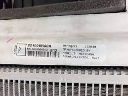 Радіатор кондиціонера 921006RA0A Nissan/Infiniti