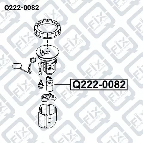 Купити Q2220082 Q-fix Елемент-турбінка паливного насосу
