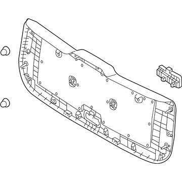 Облицювання багажника п'ятих дверей Hyundai/Kia 81750B2000GA6 ціна, від 22.30 USD