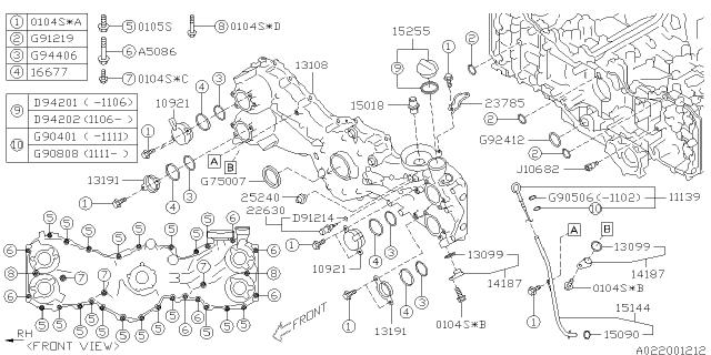 13099AA040 Subaru 