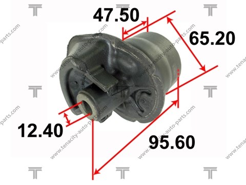 Сайлентблок задньої балки/підрамника AAMTO1074 Tenacity